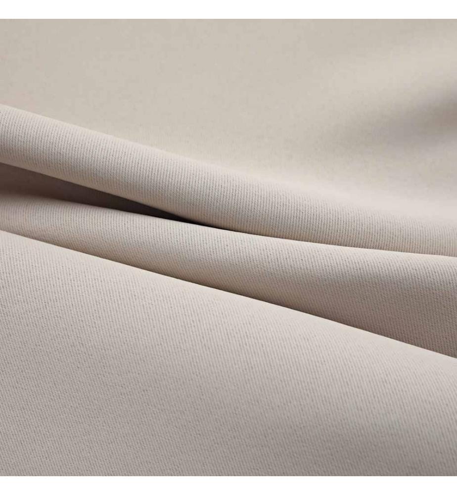 Verdunkelungsvorhänge mit Metallösen 2 Stk. Beige 140x225 cm