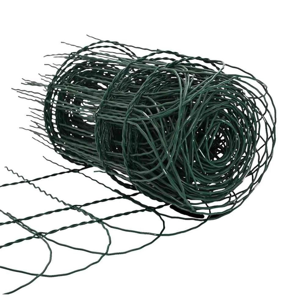 Beetzaun Pulverbeschichtetes Eisen 10x0,4 m