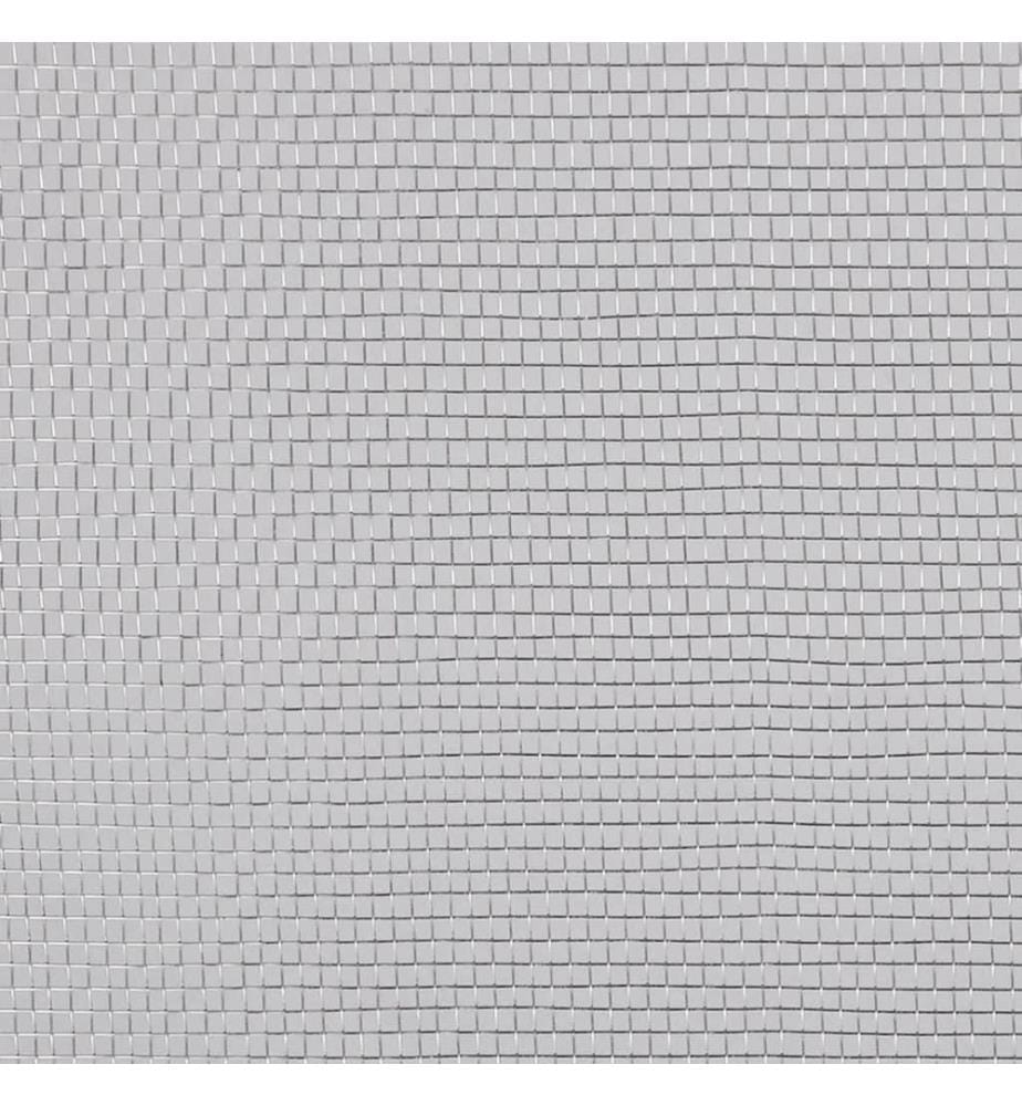Fliegengitter Aluminium 100x500 cm Silbern