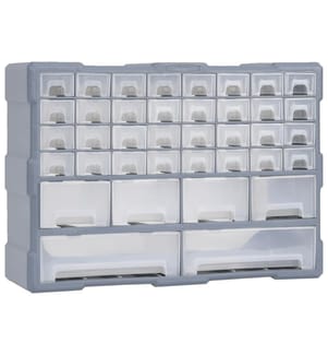 Organisateur multi-tiroirs avec 38 tiroirs 52x16x37,5 cm