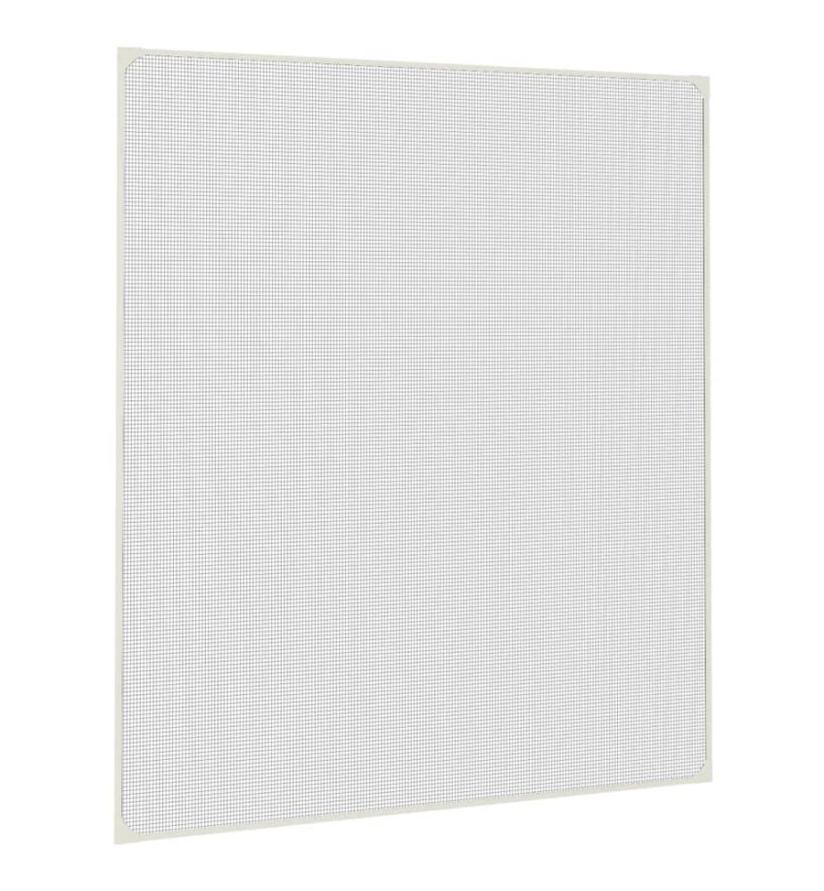 Moustiquaire magnétique pour fenêtres blanc 120x140 cm