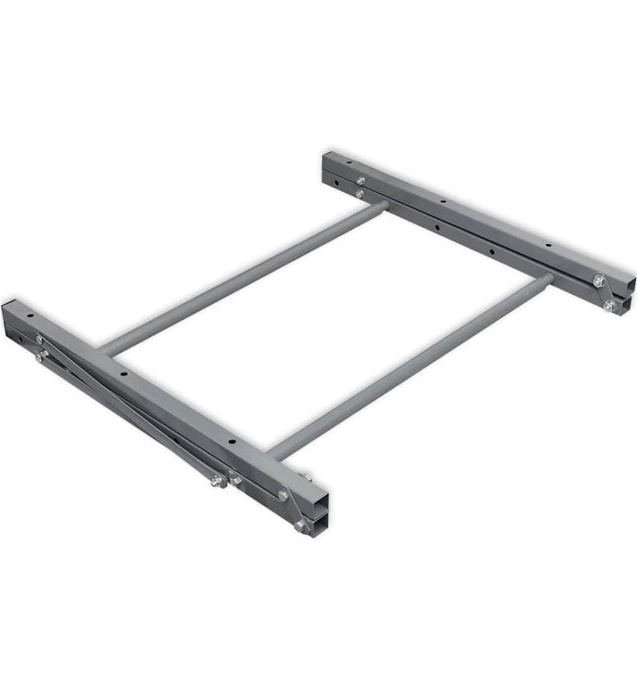 Porte-pneus argenté acier
