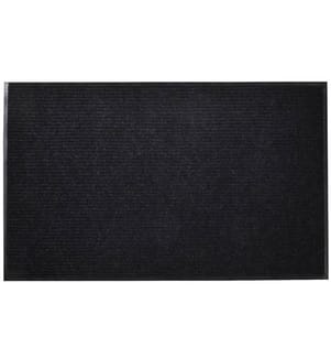 Schwarze PVC Türmatte 90 x 120 cm