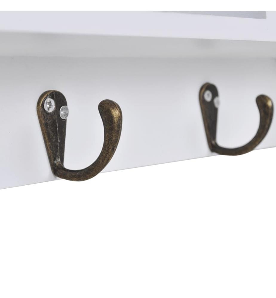 Wandschrank für Schlüssel mit Türen und Haken