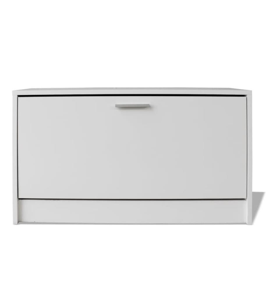 Schuhbank Weiss 80x24x45 cm