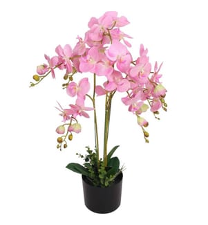 Künstliche Orchidee mit Topf 75 cm Rosa