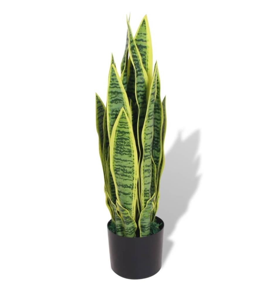 Künstliche Sansevieria Bogenhanf mit Topf 65 cm Grün