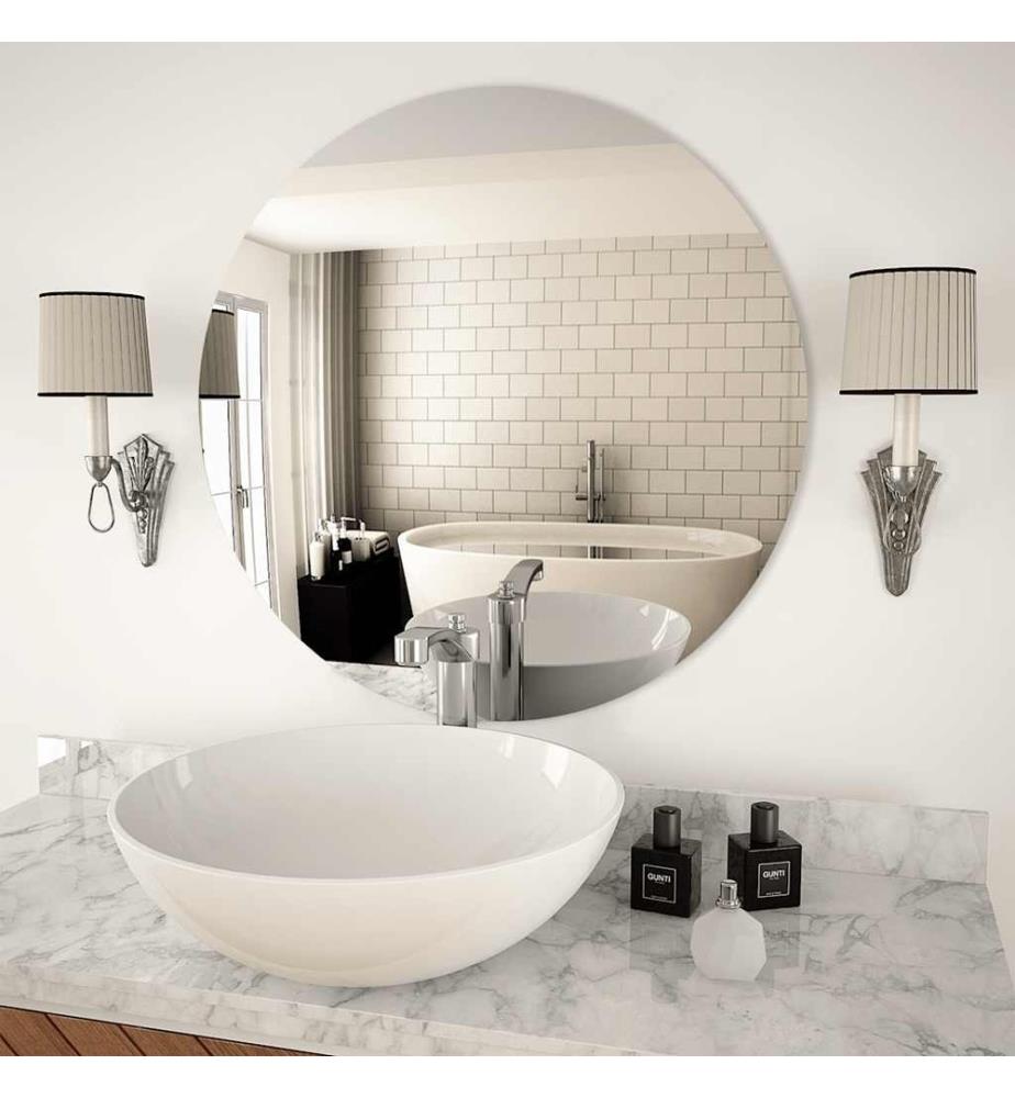 Wandspiegel 70 cm Rund Glas