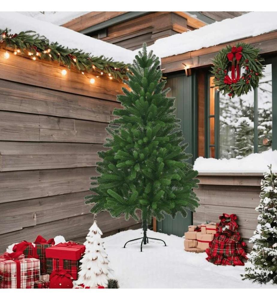 Künstlicher Weihnachtsbaum Naturgetreue Nadeln 210 cm Grün