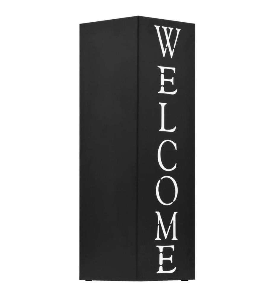 Regenschirmständer Welcome Stahl Schwarz
