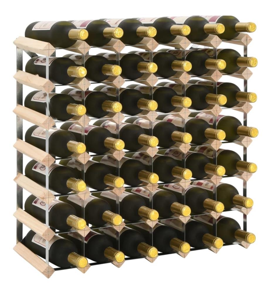 Weinregal für 42 Flaschen Massivholz Kiefer