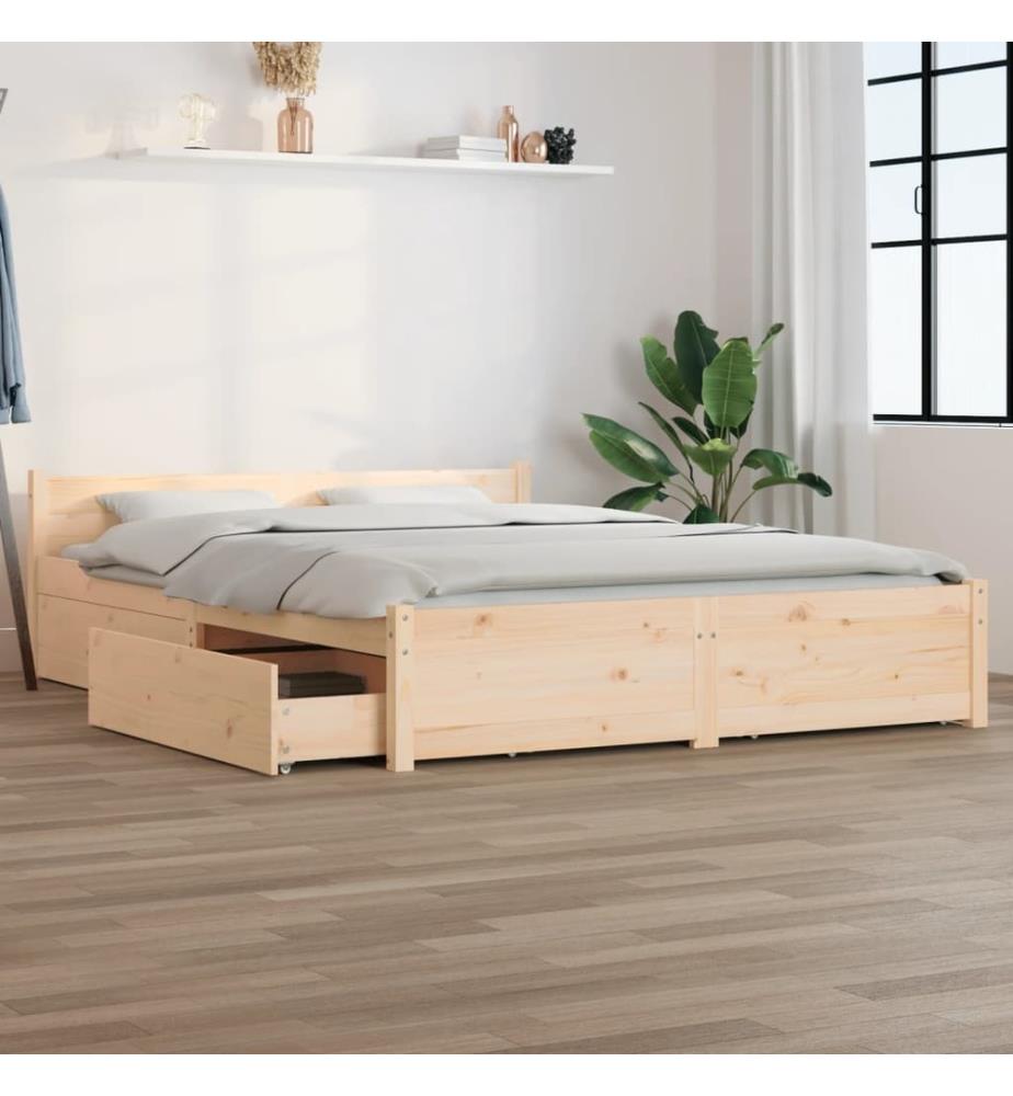 Bett mit Schubladen 140x200 cm