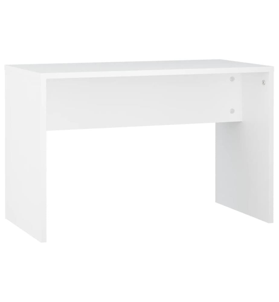 Ensemble de coiffeuse avec LED Blanc Bois d'ingénierie