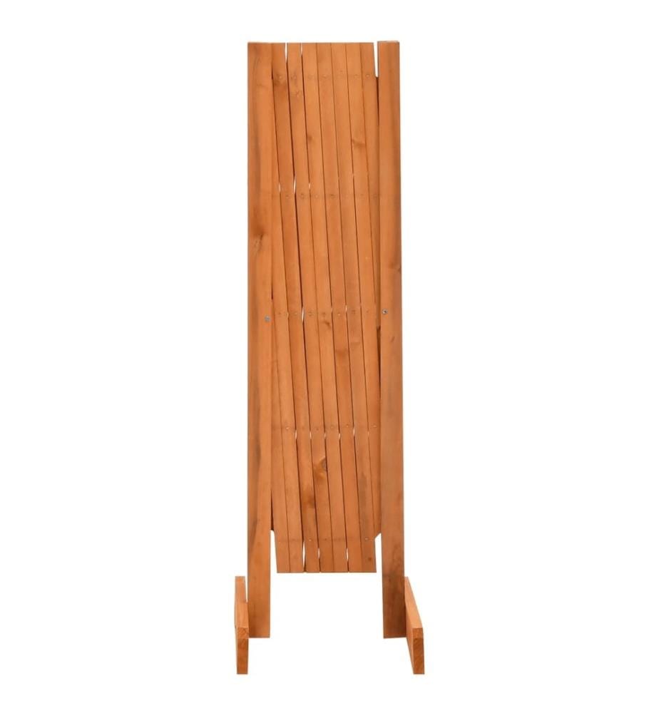Garten-Rankzaun Orange 150x80 cm Massivholz Tanne