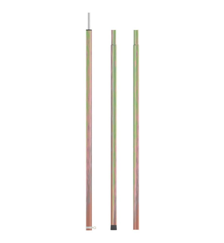 Teleskop-Zeltstange mit 170-255 cm Länge Verzinkter Stahl