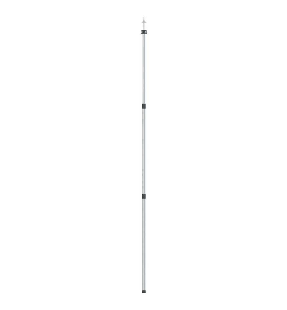 Mât de bâche télescopique avec longueur de 102-260 cm Aluminium