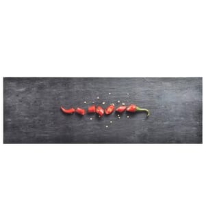 Küchenbodenmatte Waschbar Pfeffer 45x150 cm