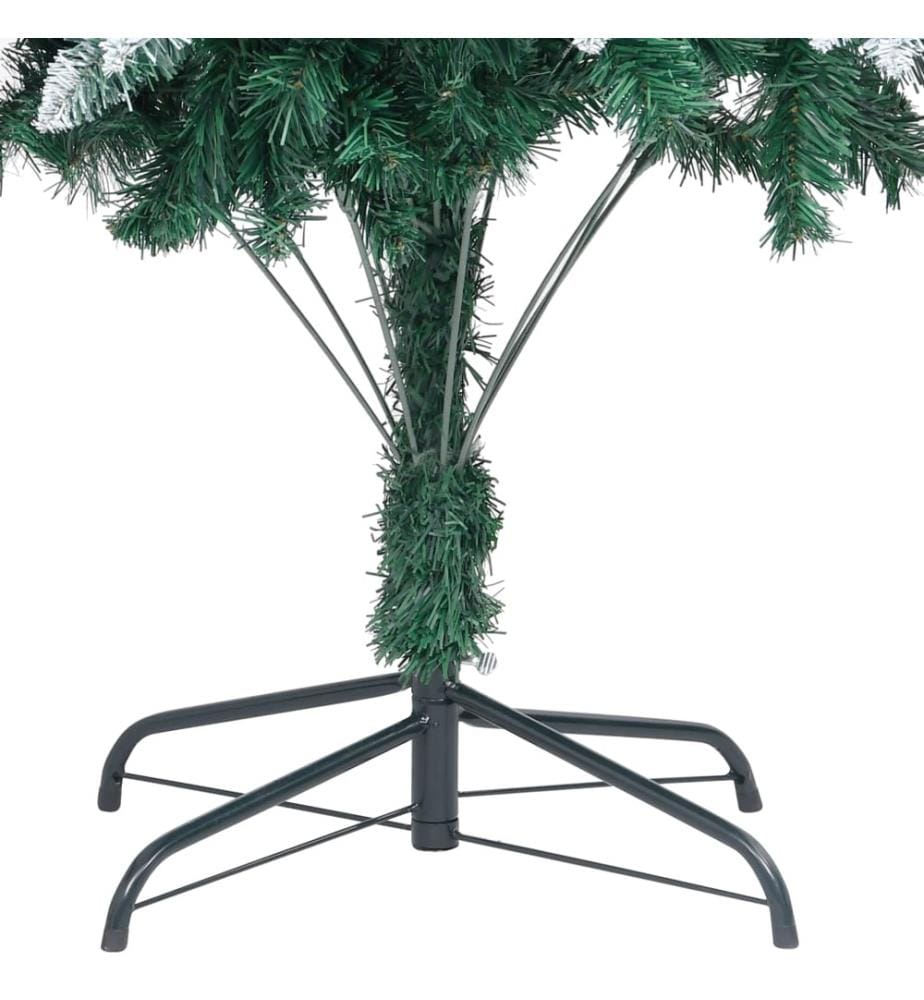 Künstlicher Weihnachtsbaum mit Zapfen und Schnee 210 cm