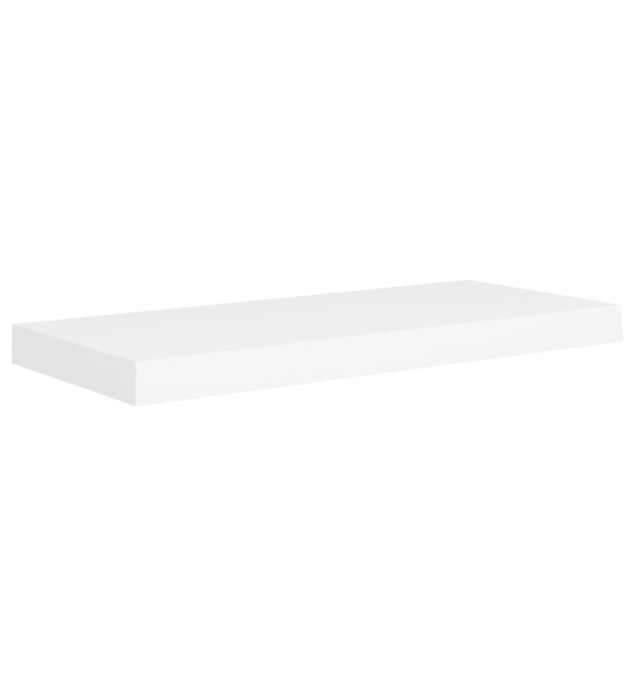Schweberegal Weiss 60x23,5x3,8 cm MDF