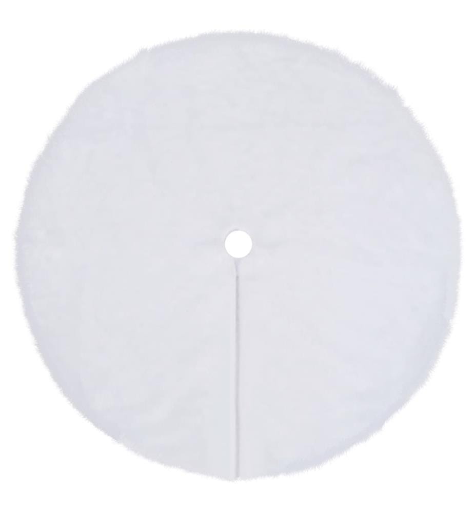 Weihnachtsbaumrock Weiss 90 cm Kunstfell