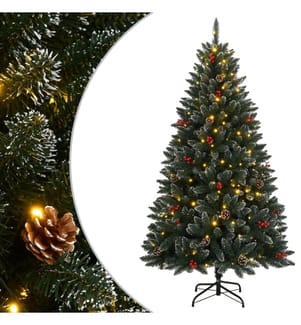 Sapin de Noël artificiel 150 LED 120 cm