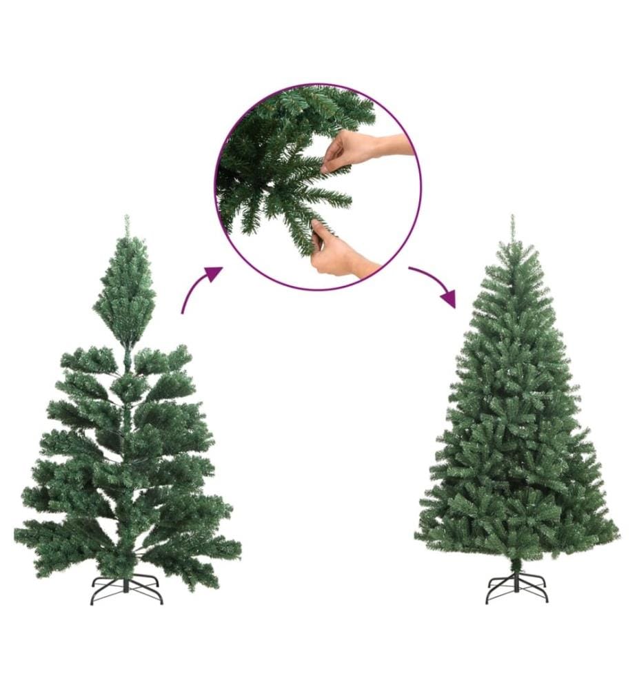 Sapin de Noël artificiel 150 LED 120 cm