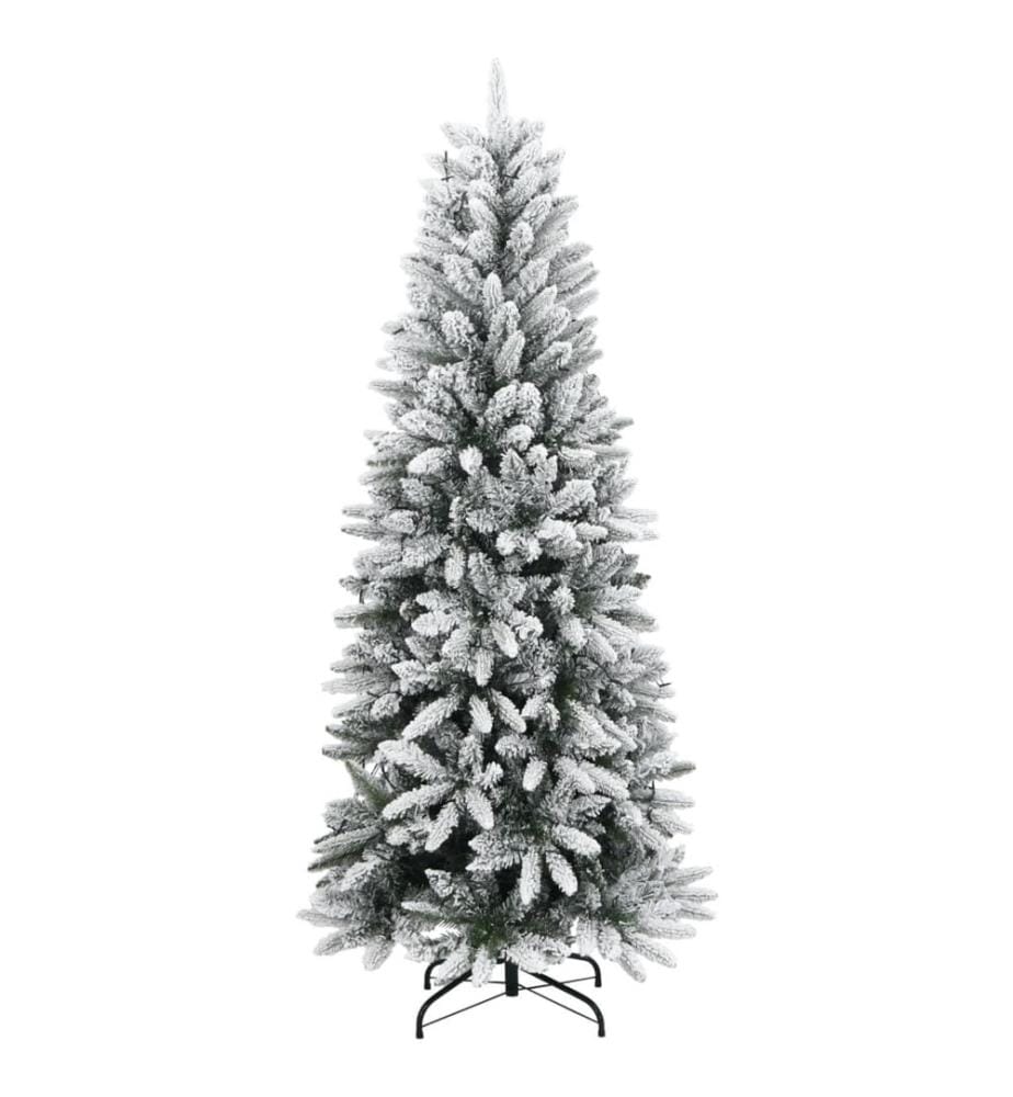 Künstlicher Weihnachtsbaum mit Schnee 150 LEDs 150 cm