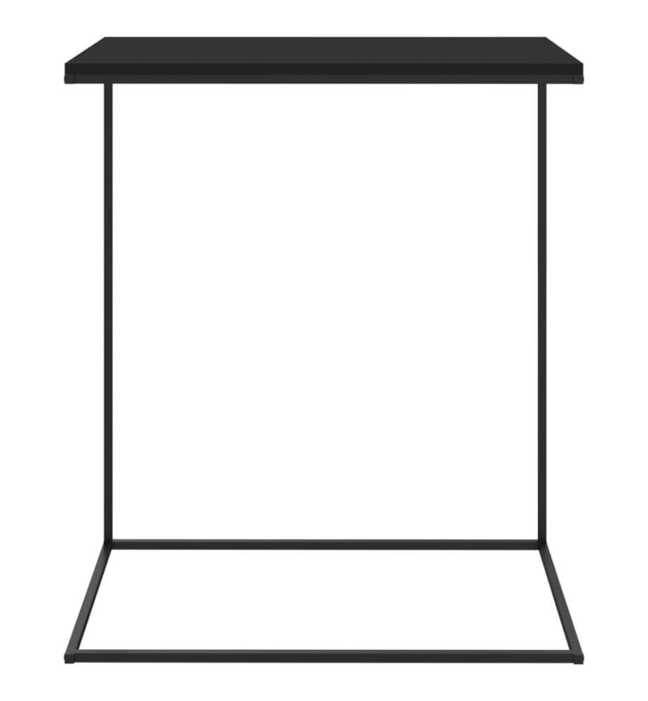Table d'appoint Noir 55x35x66 cm Bois d'ingénierie