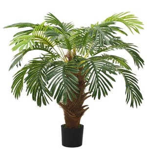Künstliche Palme Cycas mit Topf 90 cm Grün