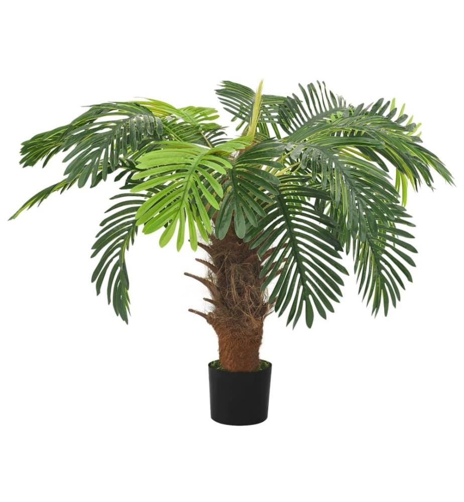 Künstliche Palme Cycas mit Topf 90 cm Grün