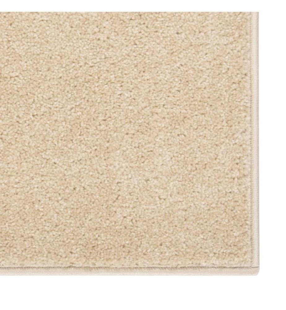 Tapis à poils courts 160x230 cm Beige