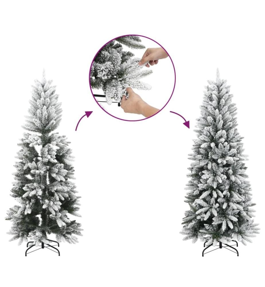 Künstlicher Weihnachtsbaum Beschneit 150 cm PVC&PE