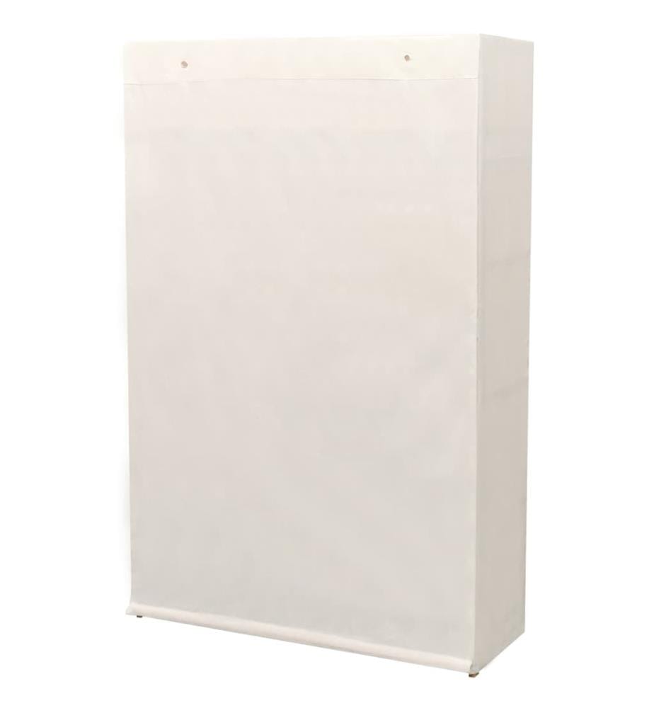 Schrank Stoff und Kiefernholz 110 x 40 x 170 cm