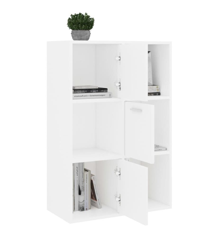 Armoire de rangement Blanc 60x29,5x90 cm Bois d'ingénierie