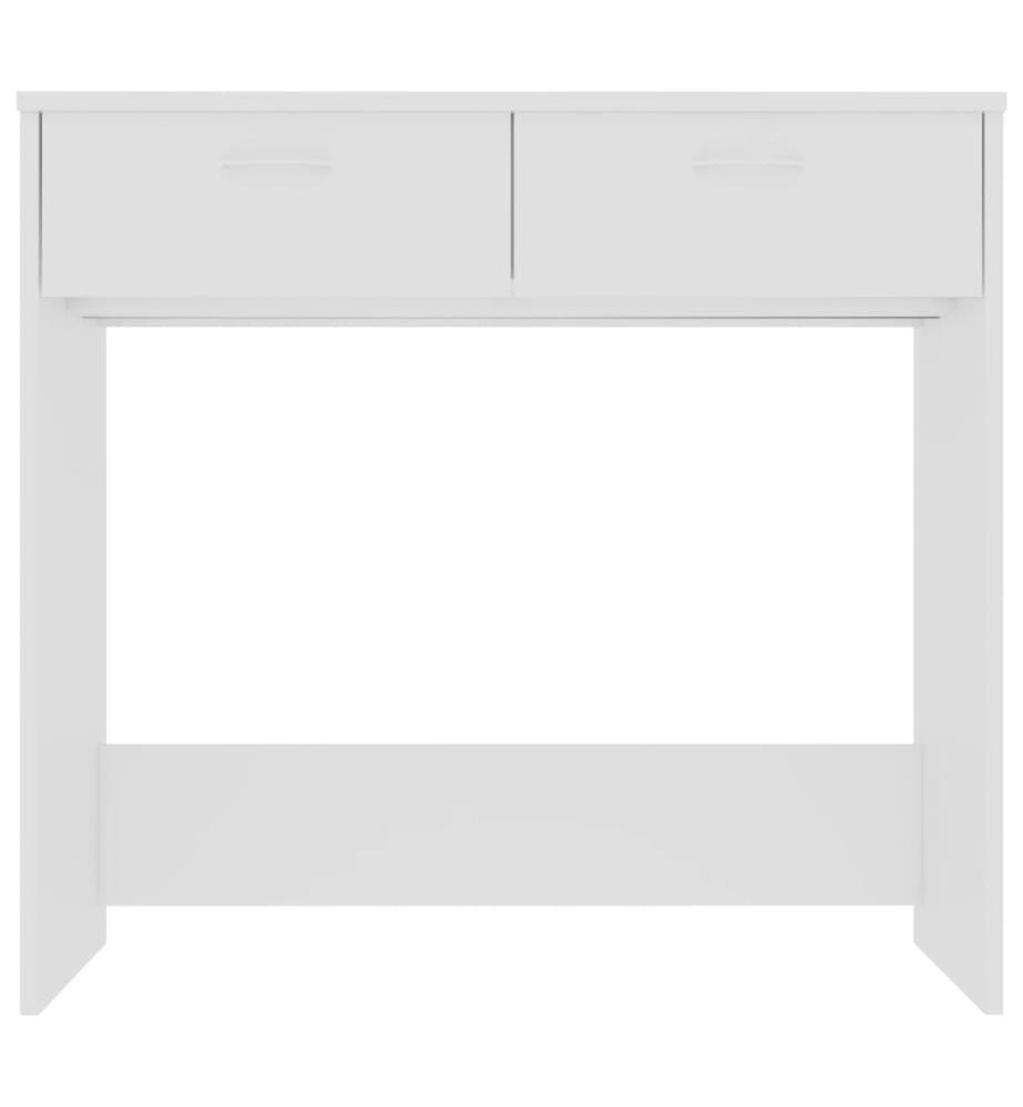 Schreibtisch Weiss 80×40×75 cm Holzwerkstoff