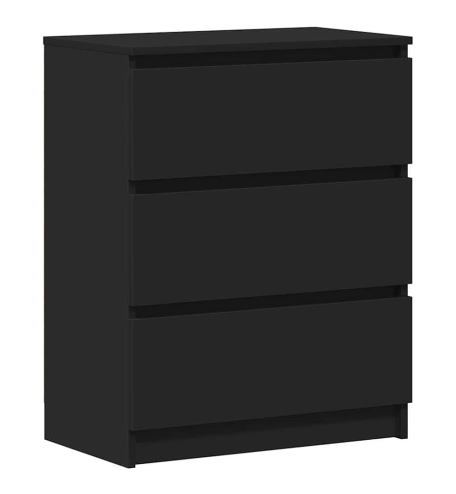 Sideboard Schwarz 60x35x76 cm Holzwerkstoff