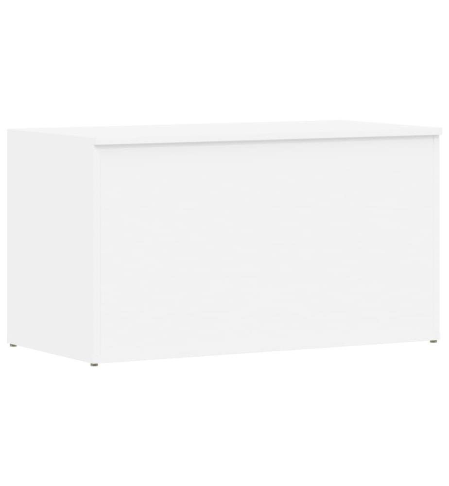 Aufbewahrungstruhe Weiss 84x42x46 cm Holzwerkstoff