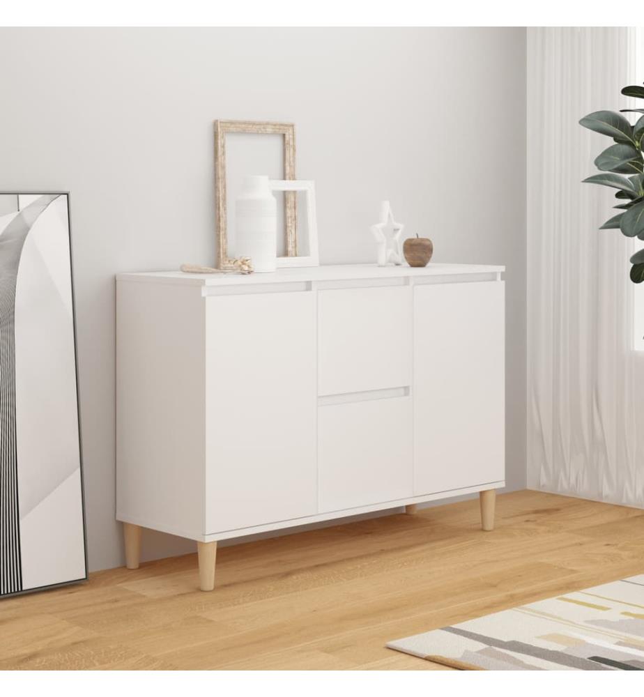 Sideboard Weiss 101x35x70 cm Holzwerkstoff