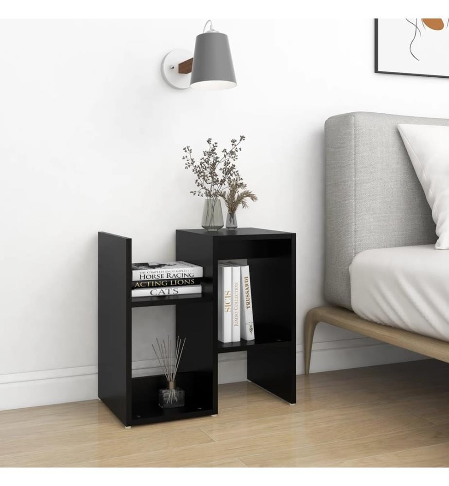 Nachttisch Schwarz 50x30x51,5 cm Holzwerkstoff