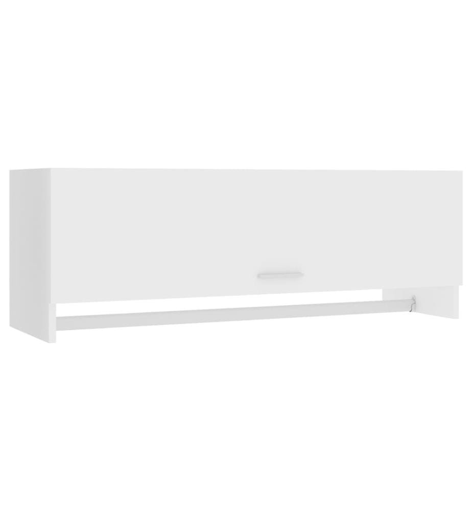 Kleiderschrank Weiss 100x32,5x35 cm Holzwerkstoff