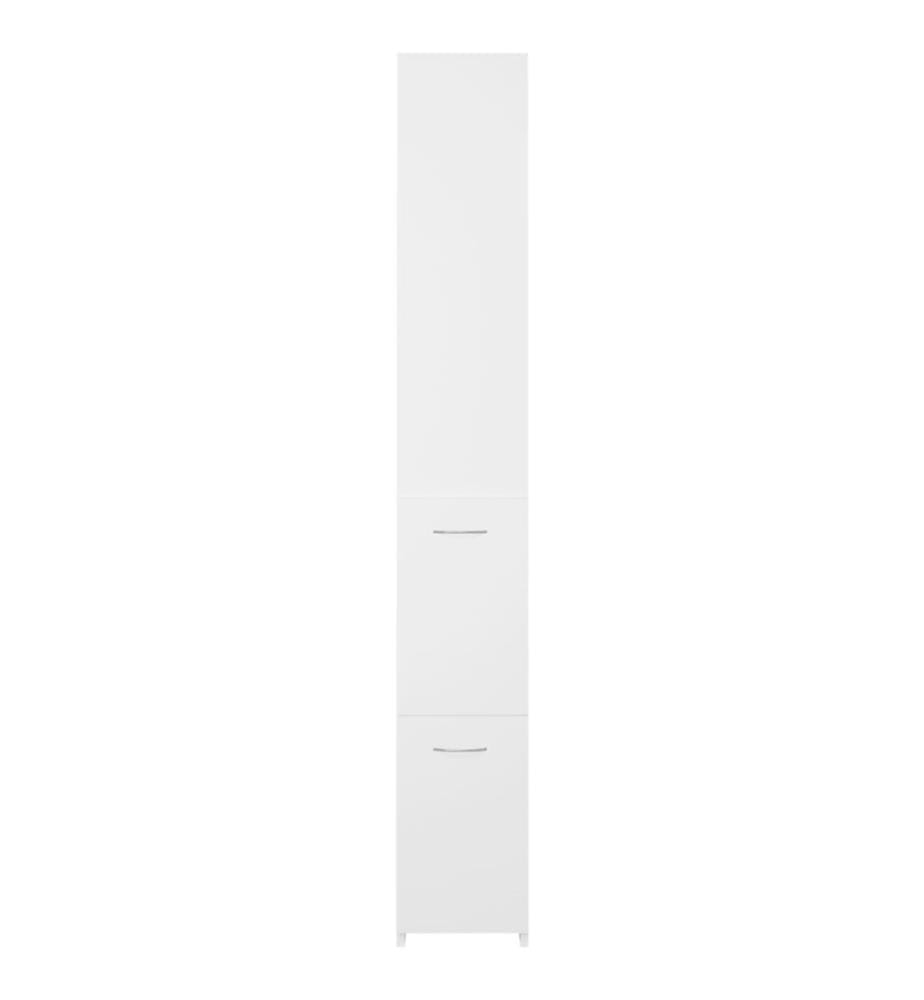 Badschrank Weiss 25x26,5x170 cm Holzwerkstoff