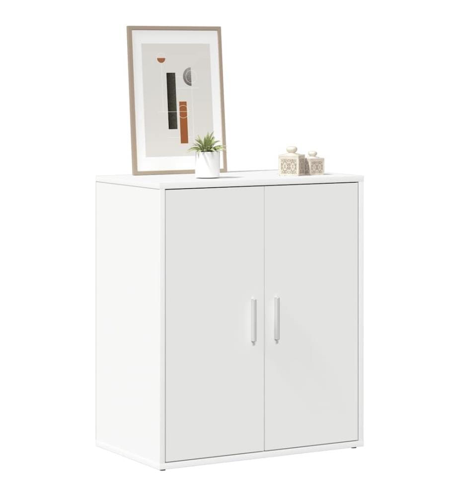 Schuhschrank Weiss 60x35x70 cm Holzwerkstoff