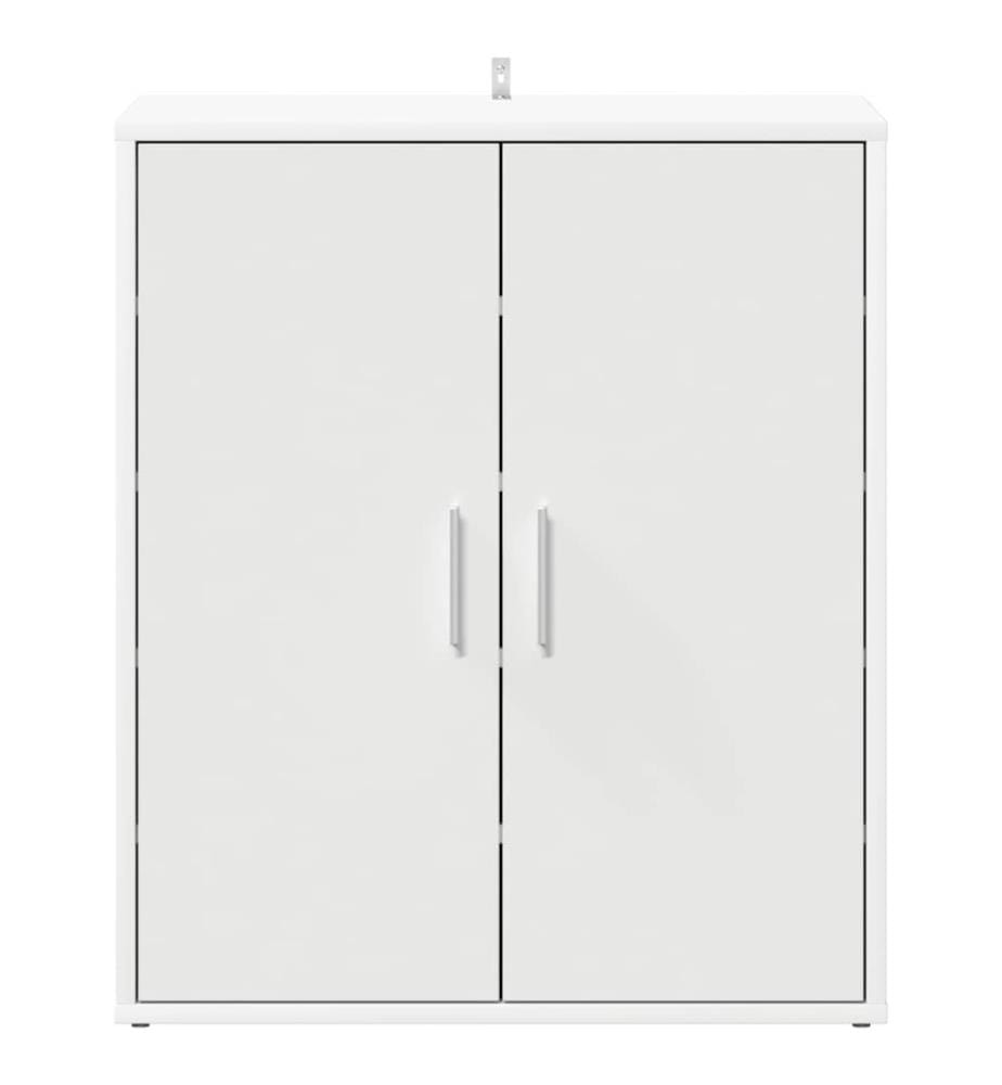 Schuhschrank Weiss 60x35x70 cm Holzwerkstoff