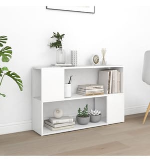 Bibliothèque Blanc 100x24x63 cm Bois d'ingénierie