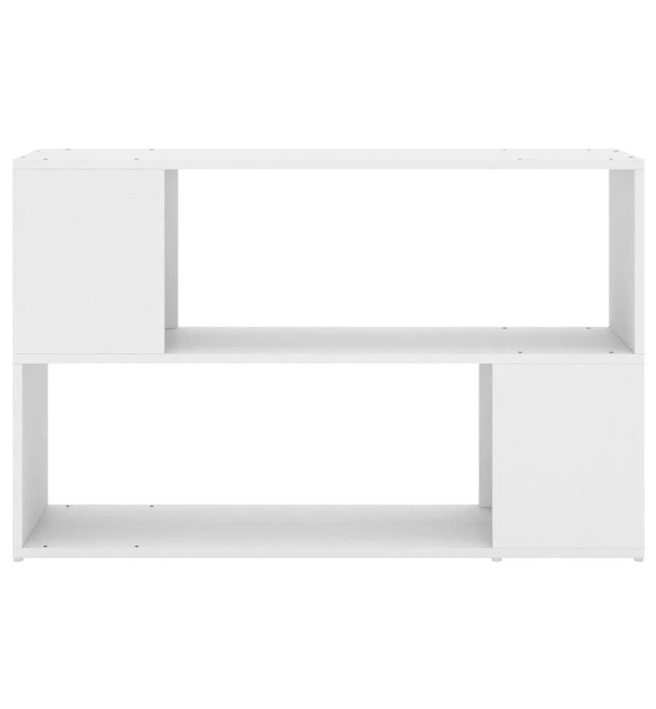 Bücherregal Weiss 100x24x63 cm Holzwerkstoff