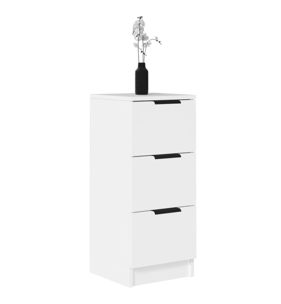 Sideboard Weiss 30x30x70 cm Holzwerkstoff