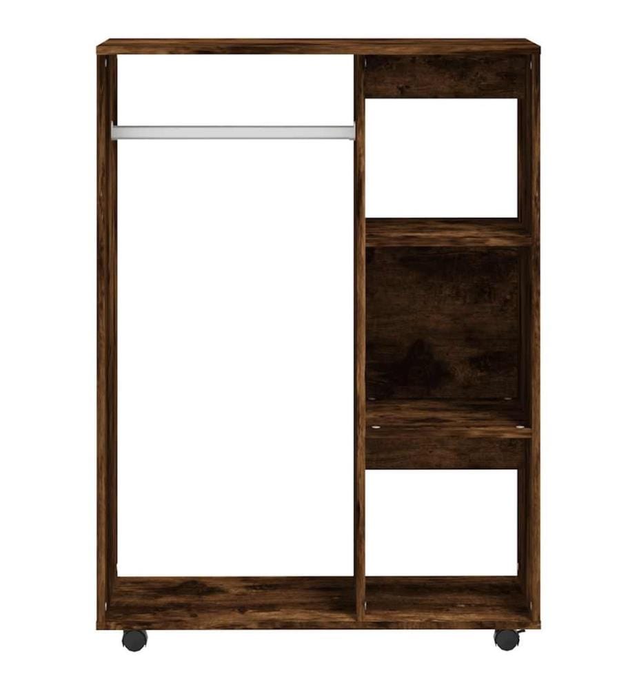 Kleiderschrank Räuchereiche 80x40x110 cm Holzwerkstoff
