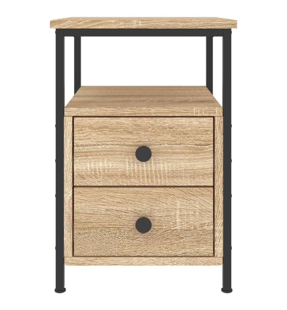 Nachttisch Sonoma-Eiche 34x35,5x50 cm Holzwerkstoff