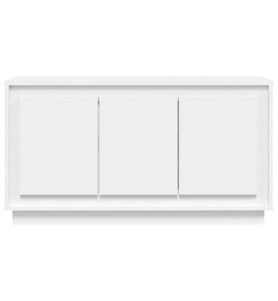 Sideboard Weiss 102x35x55 cm Holzwerkstoff