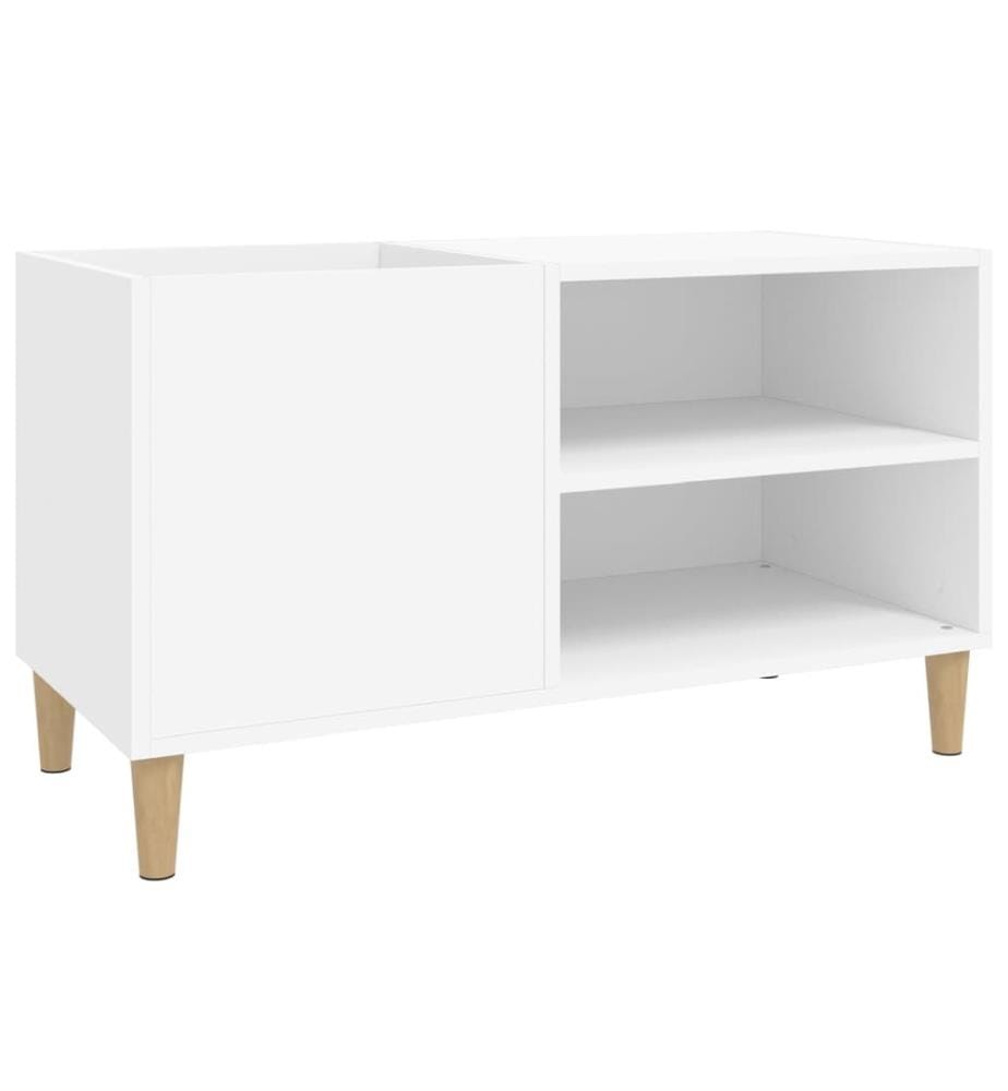 Plattenschrank Weiss 84,5x38x48 cm Holzwerkstoff